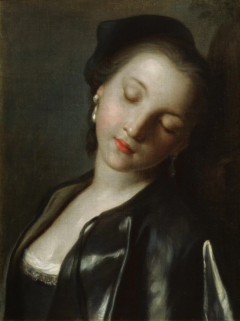 Ritratto di donna addormentata